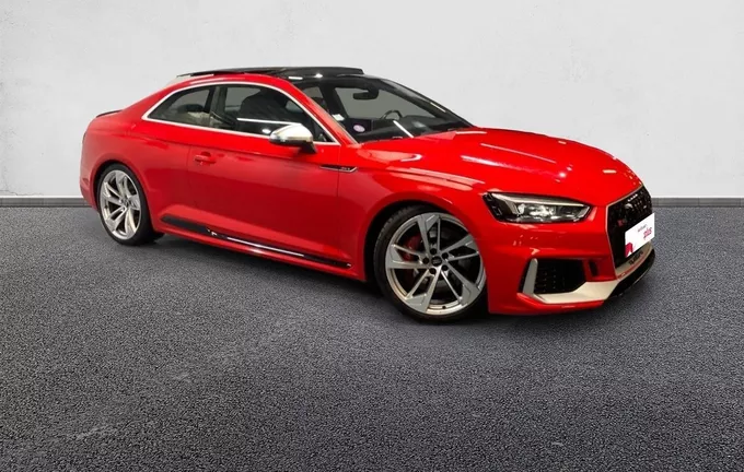 AUDI RS5 Coupé V6 2.9 TFSi 450 Tiptronic 8 Quattro extérieur trois quart avant droit 2129095