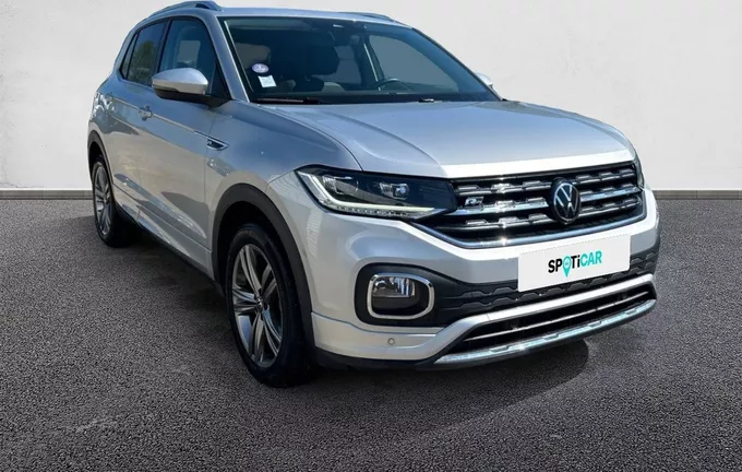 VOLKSWAGEN T-CROSS 1.0 TSI 110 Start/Stop DSG7 R-Line Tech extérieur trois quart avant droit 2127244