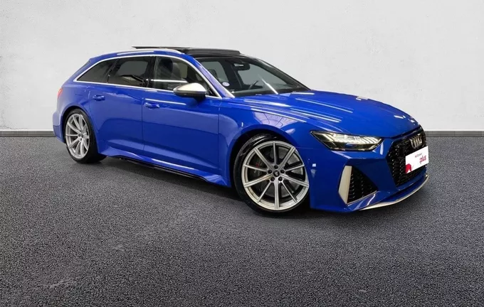 AUDI RS6 Avant V8 4.0 TFSI 600 Tiptronic 8 Quattro extérieur trois quart avant droit 2126328