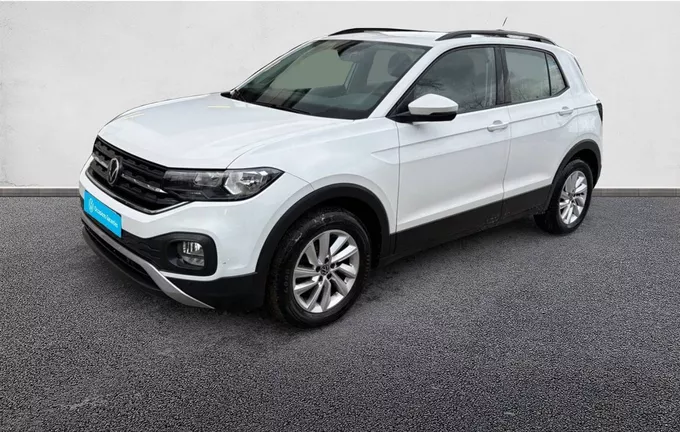 VOLKSWAGEN T-CROSS 1.0 TSI 95 Start/Stop BVM5 Life Plus extérieur trois quart avant gauche 560301