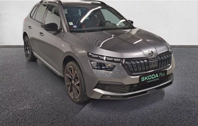 SKODA KAMIQ 1.0 TSI Evo 110 ch BVM6 Monte-Carlo extérieur trois quart avant droit 2130273
