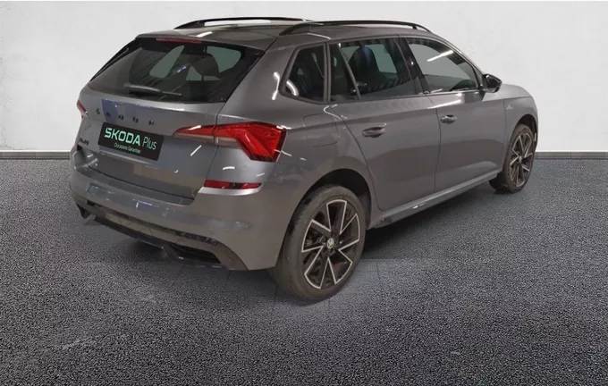 SKODA KAMIQ 1.0 TSI Evo 110 ch BVM6 Monte-Carlo extérieur trois quart arrière droit 2130273