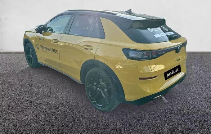 VOLKSWAGEN T-ROC 1.5 eTSI EVO2 Hybrid 150 ch DSG7 R-Line extérieur trois quart arrière gauche 9696