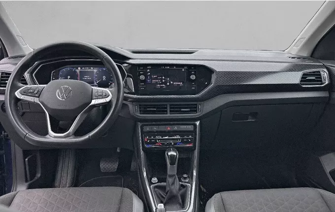 VOLKSWAGEN T-CROSS 1.0 TSI 110 Start/Stop DSG7 R-Line Tech extérieur trois quart avant droit 2124914