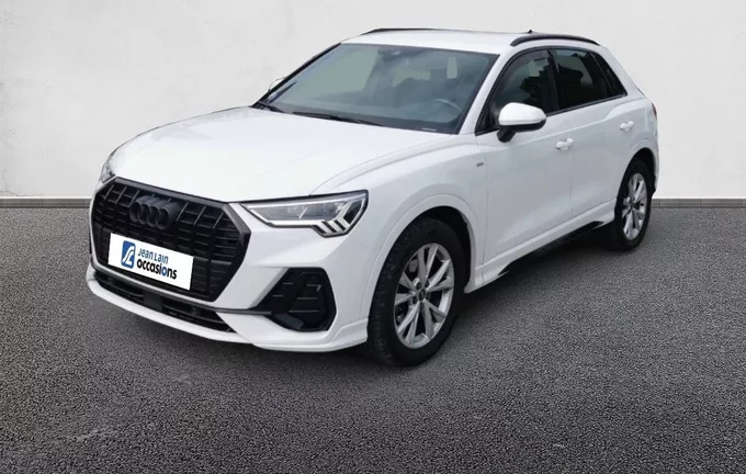 AUDI Q3 35 TFSI 150 ch S tronic 7 S line extérieur trois quart avant gauche 460412