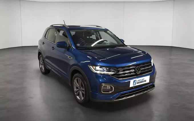 VOLKSWAGEN T-CROSS 1.0 TSI 110 Start/Stop DSG7 R-Line Tech extérieur trois quart avant droit 2132768