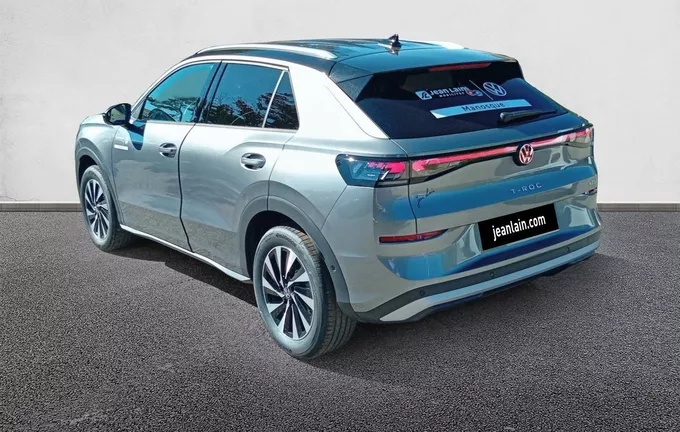 VOLKSWAGEN T-ROC 1.5 eTSI EVO2 Hybrid 116 ch DSG7 Style extérieur trois quart arrière gauche 1719