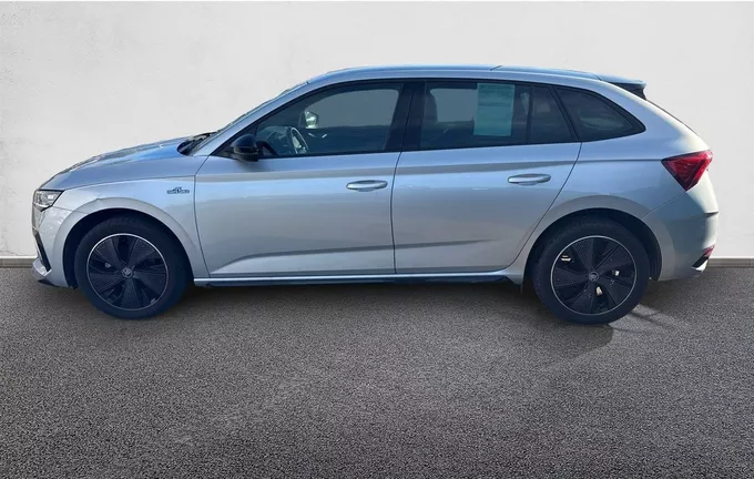 SKODA SCALA 1.5 TSI Evo 2 150 ch DSG7 ACT Monte-Carlo extérieur trois quart arrière gauche 2122686