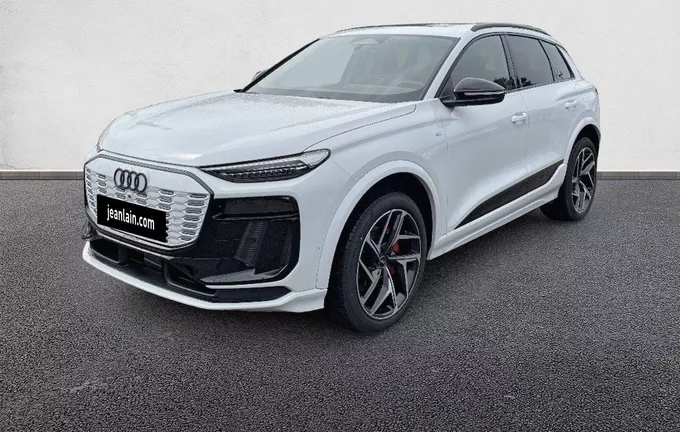 AUDI Q6 E-TRON 387 ch 100 kWh quattro S line extérieur trois quart avant gauche 7665