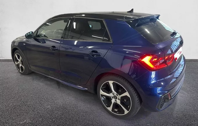 AUDI A1 Sportback 30 TFSI 116 ch S tronic 7 S Line extérieur trois quart arrière gauche 2130785