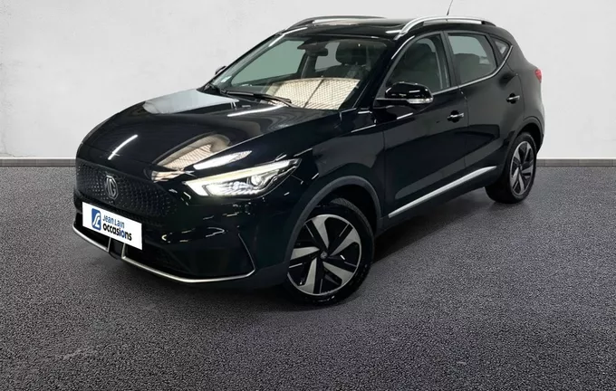 MG ZS EV Autonomie Standard 51kWh - 130 kW 2WD Luxury extérieur trois quart avant gauche 
