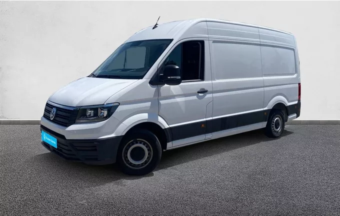 VOLKSWAGEN UTILITAIRES CRAFTER VAN 35 L4H3 2.0 TDI 140 CH BVA BUSINESS extérieur trois quart avant gauche 105910