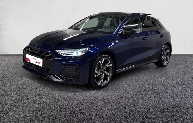 AUDI A3 Sportback TFSI Mild Hybrid 150 S tronic 7 S line extérieur trois quart avant gauche 2130784
