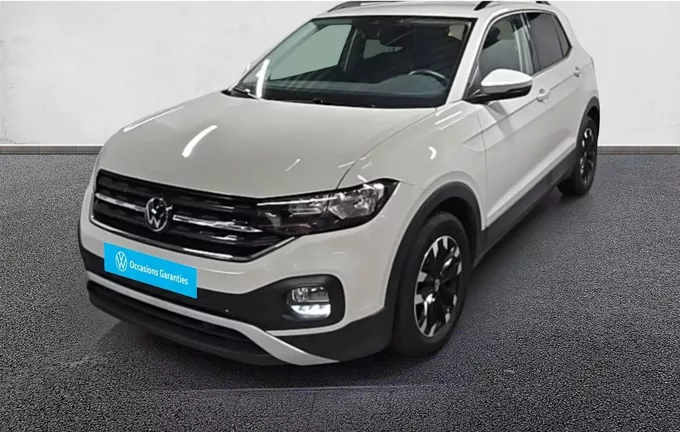 VOLKSWAGEN T-CROSS 1.0 TSI 95 Start/Stop BVM5 Life Tech extérieur trois quart avant gauche 2126174