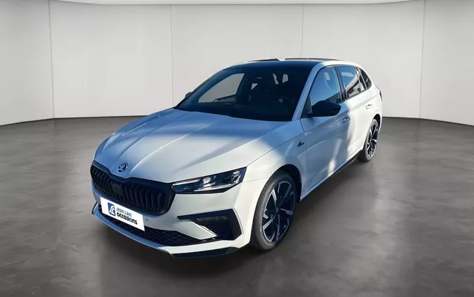 SKODA SCALA 1.0 TSI Evo 2 116 ch DSG7 Monte-Carlo extérieur trois quart avant gauche 9749