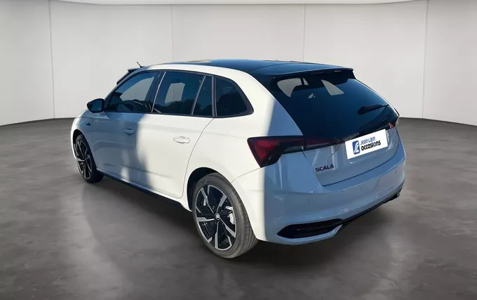 SKODA SCALA 1.0 TSI Evo 2 116 ch DSG7 Monte-Carlo extérieur trois quart arrière gauche 9749