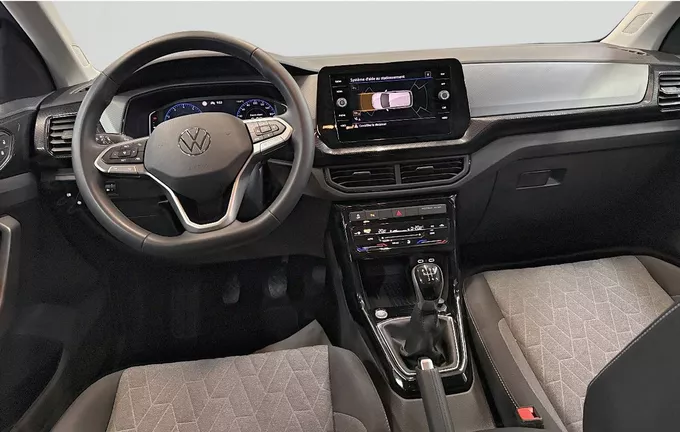 VOLKSWAGEN T-CROSS 1.0 TSI 95 Start/Stop BVM5 VW Edition extérieur trois quart avant droit 2127469
