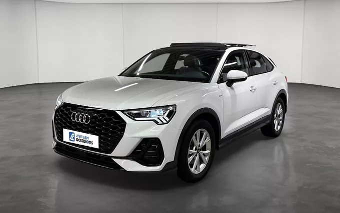 AUDI Q3 Sportback 35 TFSI 150 ch S tronic 7 S line extérieur trois quart avant gauche 2132765