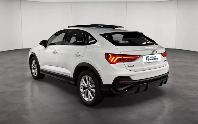 AUDI Q3 Sportback 35 TFSI 150 ch S tronic 7 S line extérieur trois quart arrière gauche 2132765