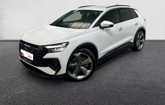 AUDI Q4 E-TRON 45 285 ch 82 kWh S line extérieur trois quart avant gauche 2129790
