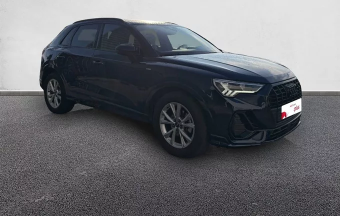 AUDI Q3 35 TFSI 150 ch S tronic 7 S line plus extérieur trois quart avant droit 2123892