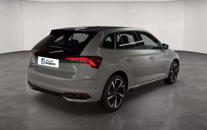 SKODA SCALA 1.5 TSI Evo 2 150 ch DSG7 ACT Monte Carlo extérieur trois quart arrière droit 2132635