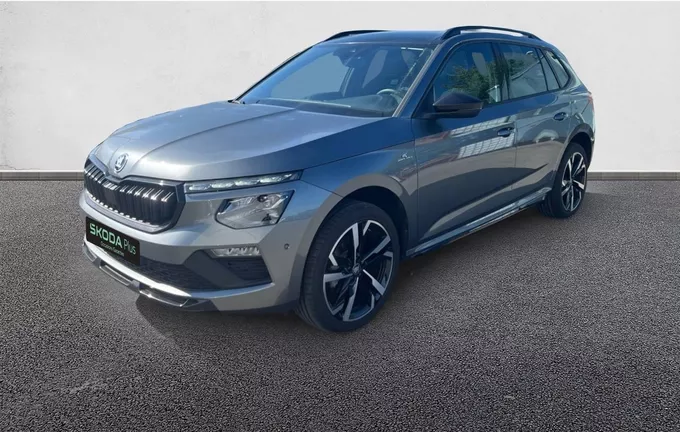 SKODA KAMIQ 1.0 TSI Evo 2 116 ch DSG7 Monte Carlo extérieur trois quart avant gauche 2128100