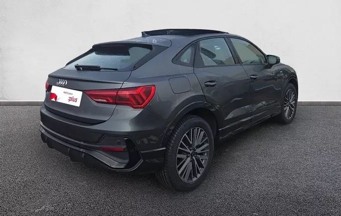 AUDI Q3 Sportback 45 TFSIe 245 ch S tronic 6 S line extérieur trois quart arrière droit 2123683