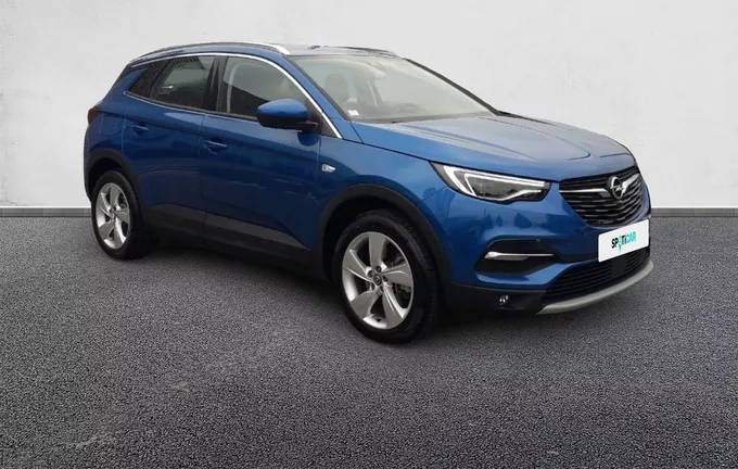 OPEL GRANDLAND X Hybrid 225 ch BVA8 Elegance Business extérieur trois quart avant droit 944735