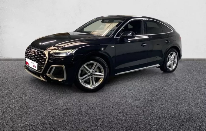 AUDI Q5 Sportback 50 TFSIe 299 S tronic 7 Quattro S line extérieur trois quart avant gauche 2131623