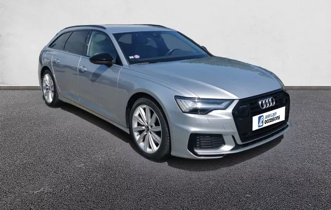 AUDI A6 Avant 55 TFSIe 367 ch S tronic 7 Quattro Competition extérieur trois quart avant droit 460614