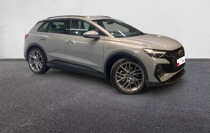 AUDI Q4 E-TRON 45 285 ch 82 kWh extérieur trois quart avant droit 2129793