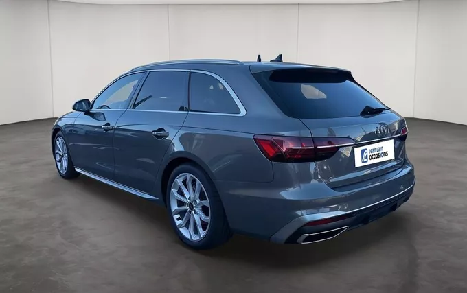 AUDI A4 Avant 40 TDI 204 S tronic 7 S line extérieur trois quart arrière gauche 212647