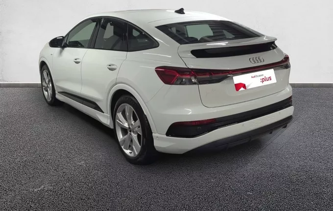 AUDI Q4 E-TRON Sportback 40 204 ch 82 kWh S line extérieur trois quart arrière gauche 2120108