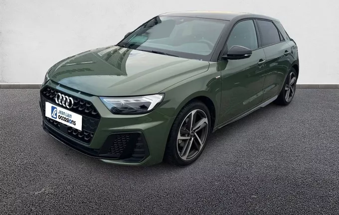 AUDI A1 Sportback 30 TFSI 116 ch S tronic 7 S Line Plus extérieur trois quart avant gauche 2123026