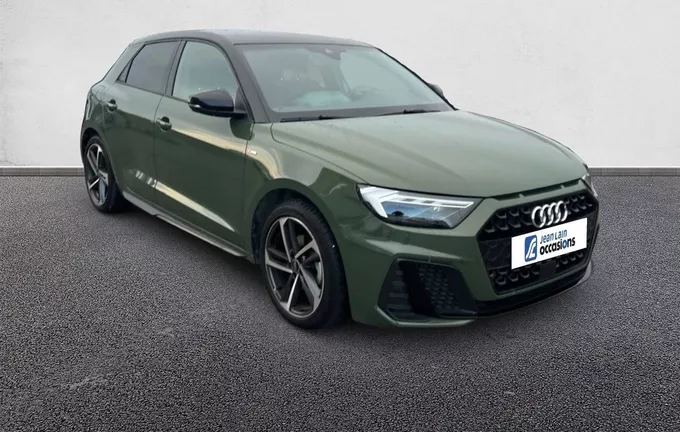 AUDI A1 Sportback 30 TFSI 116 ch S tronic 7 S Line Plus extérieur trois quart avant droit 2123026