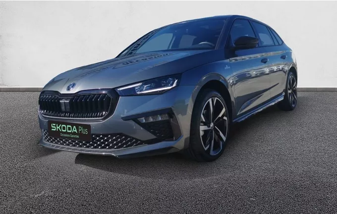 SKODA SCALA 1.5 TSI Evo 2 150 ch DSG7 ACT Monte-Carlo extérieur trois quart avant gauche 450920