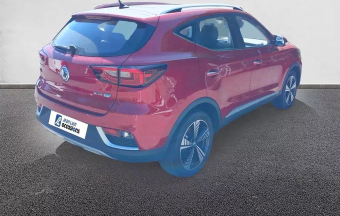 MG ZS EV 44.5 kWh Luxury extérieur trois quart arrière droit 601239