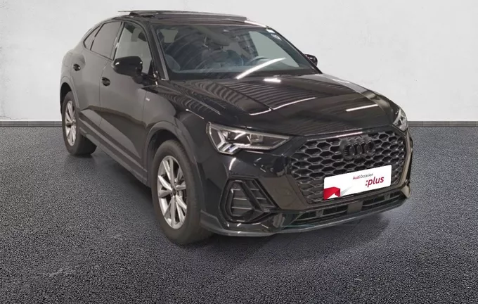 AUDI Q3 Sportback 35 TDI 150 ch S tronic 7 S line plus extérieur trois quart avant droit 2131083