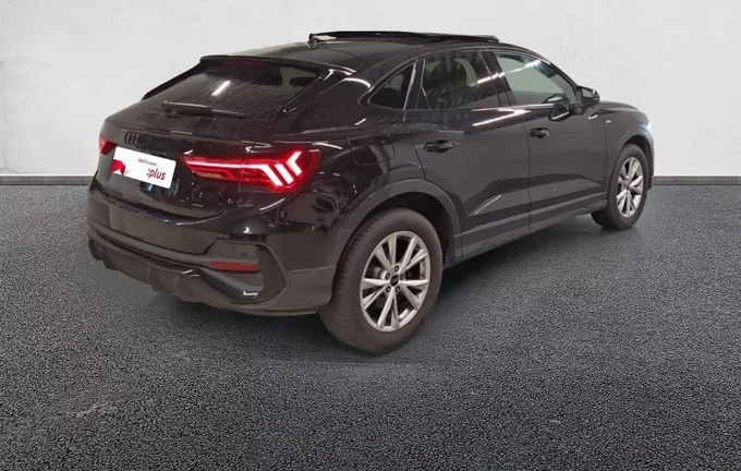 AUDI Q3 Sportback 35 TDI 150 ch S tronic 7 S line plus extérieur trois quart arrière droit 2131083