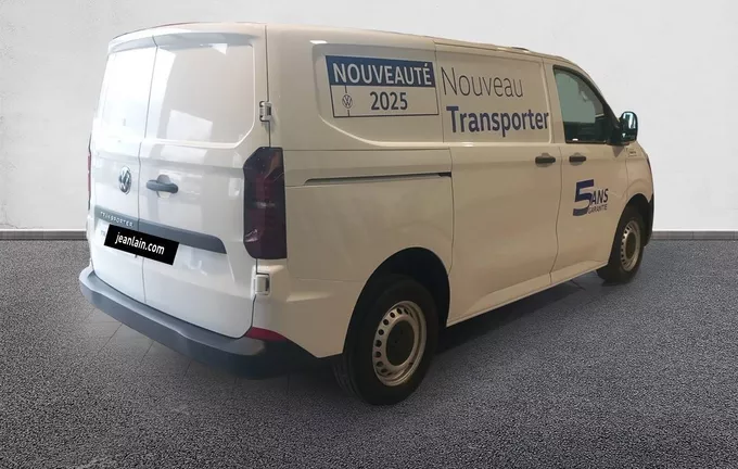 VOLKSWAGEN UTILITAIRES TRANSPORTER VAN L1H1 2.0 TDI 150 BVA8 BUSINESS extérieur trois quart arrière droit 6619