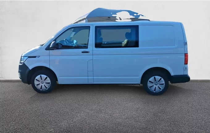 VOLKSWAGEN UTILITAIRES TRANSPORTER 6.1 PROCAB L1 2.0 TDI 90 BVM5 BUSINESS extérieur trois quart arrière gauche 106150