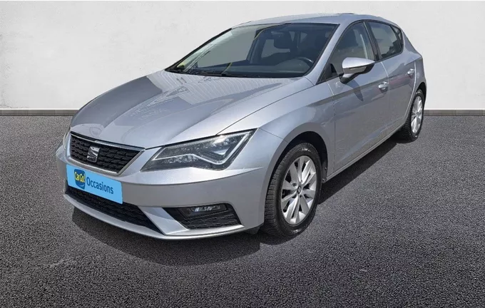SEAT LEON 1.6 TDI 115 Start/Stop BVM5 Style extérieur trois quart avant gauche 213360
