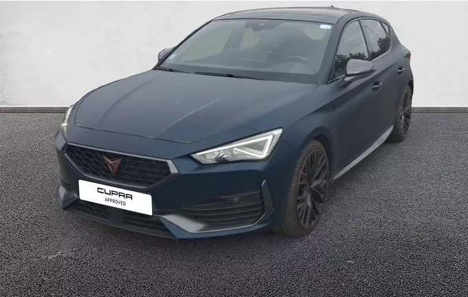 CUPRA LEON 1.4 e-HYBRID 245 ch DSG6 VZ extérieur trois quart avant gauche 2128058