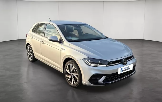 VOLKSWAGEN POLO 1.0 TSI 110 S&S DSG7 R-Line extérieur trois quart avant droit 2132238
