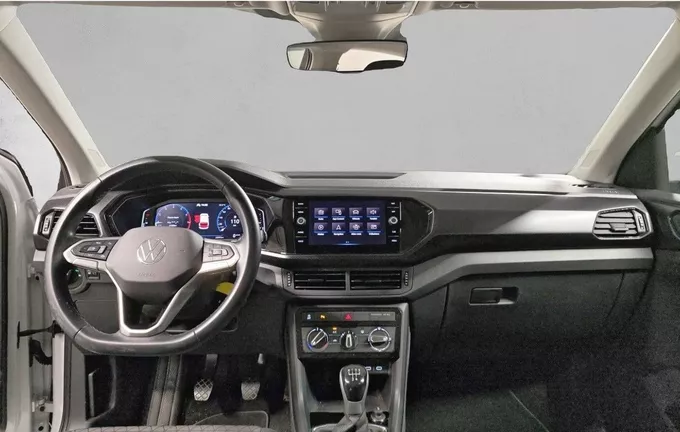 VOLKSWAGEN T-CROSS 1.0 TSI 95 Start/Stop BVM5 Life Tech extérieur trois quart avant droit 2130121