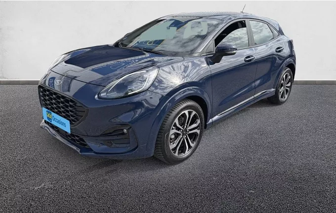 FORD PUMA 1.0 Flexifuel 125 ch mHEV S&S BVM6 ST-Line extérieur trois quart avant gauche 213399