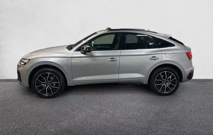 AUDI Q5 Sportback 55 TFSIe 367 S tronic 7 Quattro Black Edition extérieur côté gauche 2129460
