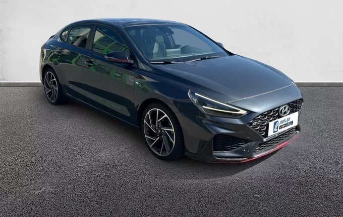 HYUNDAI I30 Fastback 1.5 T-GDi 160 DCT-7 Hybrid 48V N Line extérieur trois quart avant droit 13965