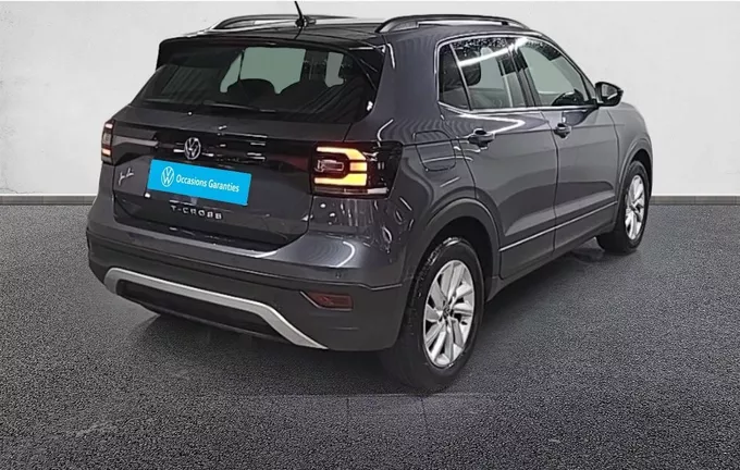 VOLKSWAGEN T-CROSS 1.0 TSI 95 Start/Stop BVM5 Life Tech extérieur trois quart arrière droit 2128533
